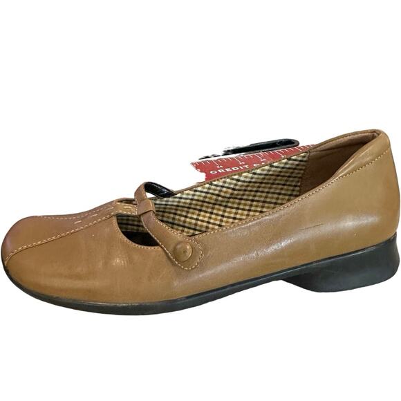 Nine West Women's Mary Jane Flats Brown Size 6M Comfortable Classic - Picture 5 of 8